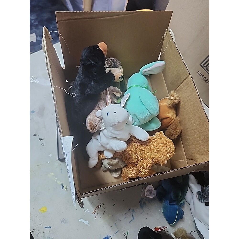 Ty Beanie Baby Bulk Lot of 10 to 11 Ty Beanie Babies mixed lots